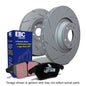 EBC Brakes - S2 Kits Greenstuff 2000 And USR Rotors - S2KF1295