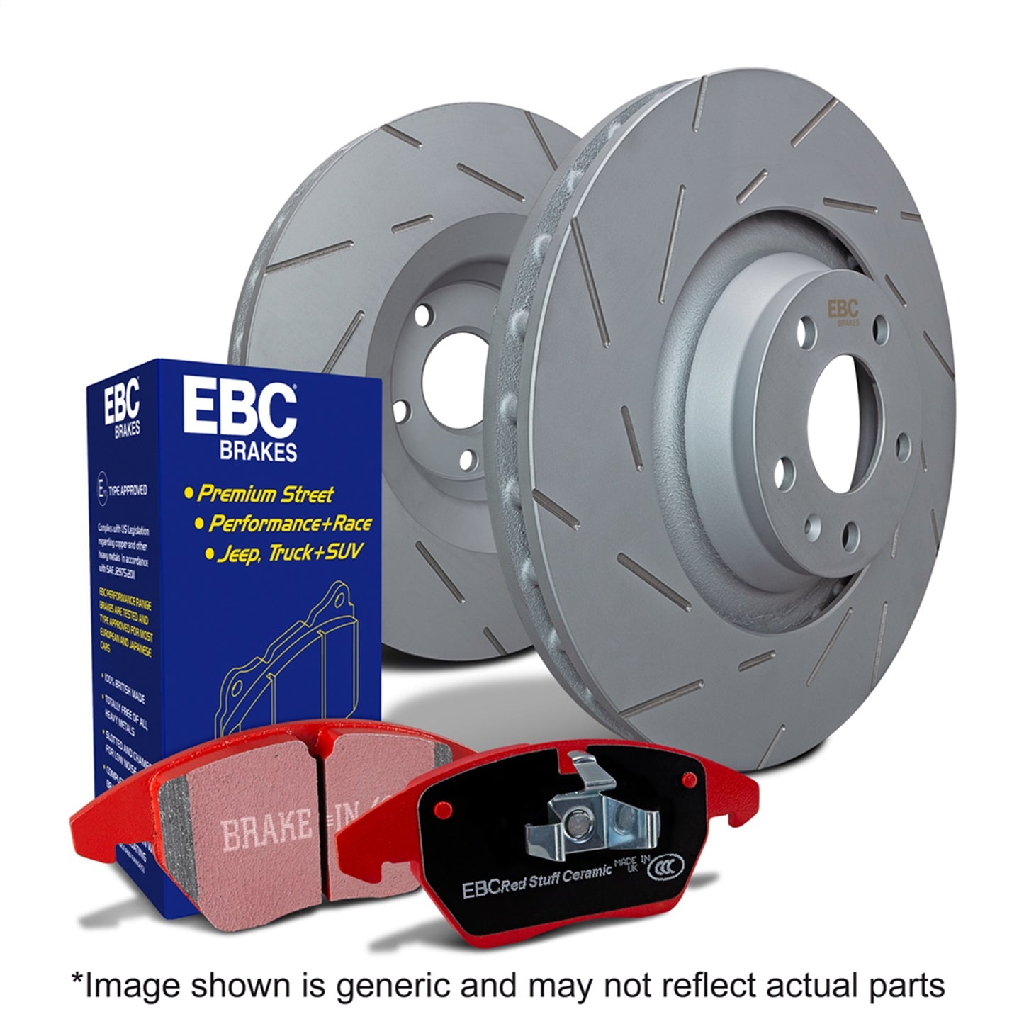 EBC Brakes - S4 Kits Redstuff And USR Rotor - S4KR1537