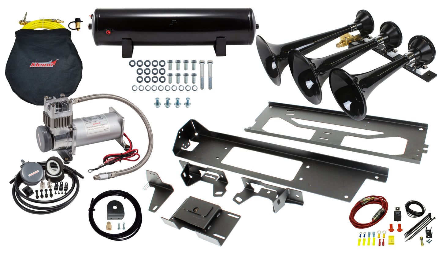 Kleinn Air Horns - SDKIT17-230 - Ford Bolt-On Train Horn