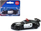 Chevrolet Corvette ZR1 Police Car Black and White Diecast Model Car by Siku  free shipping USA