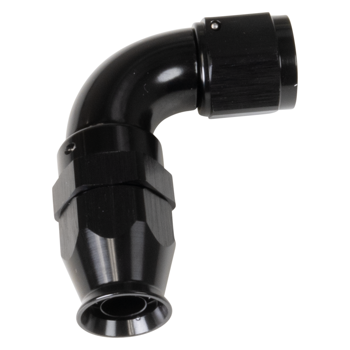 Black 90 -8 Pro PTFE Hose End