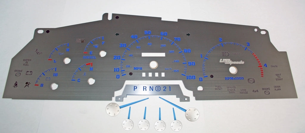 US Speedo Custom Gauge Face