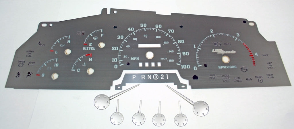 US Speedo Custom Gauge Face