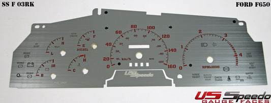 US Speedo Custom Gauge Face