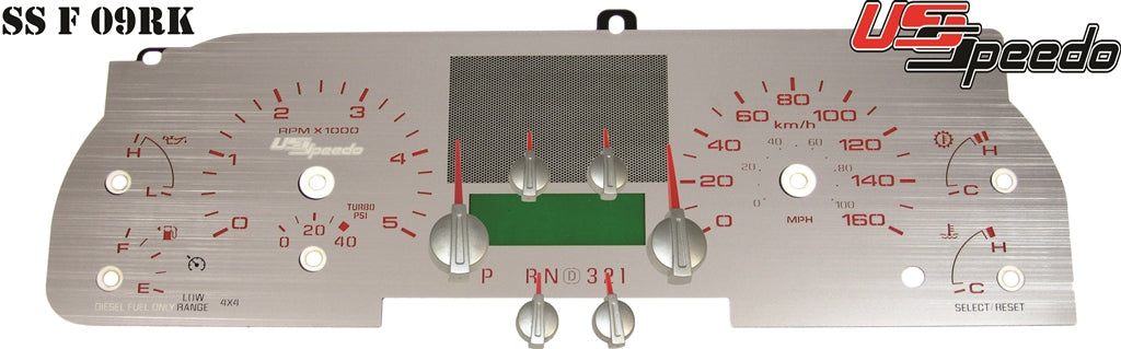 US Speedo Custom Gauge Face