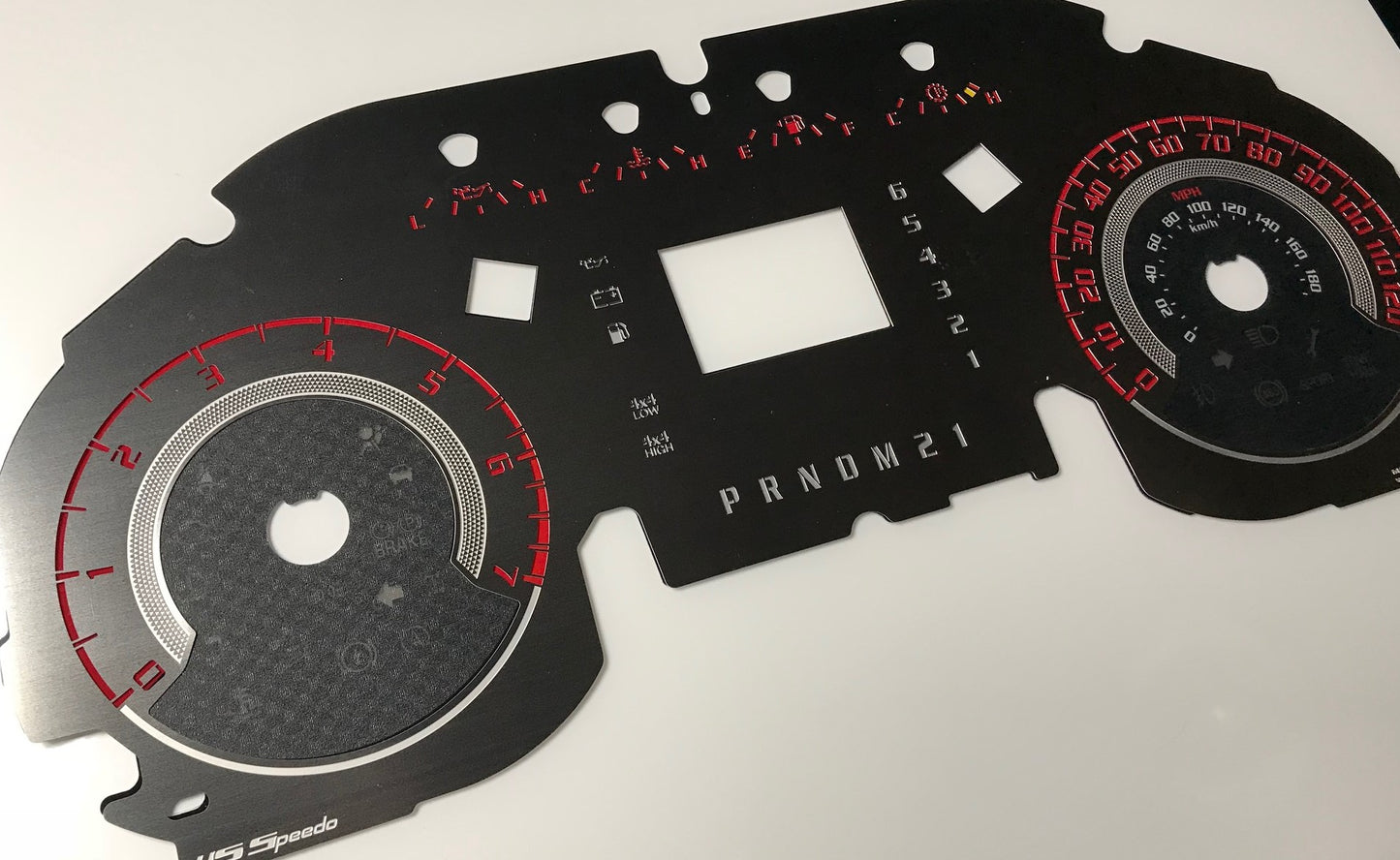US Speedo Custom Gauge Face