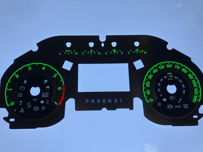 US Speedo Custom Gauge Face