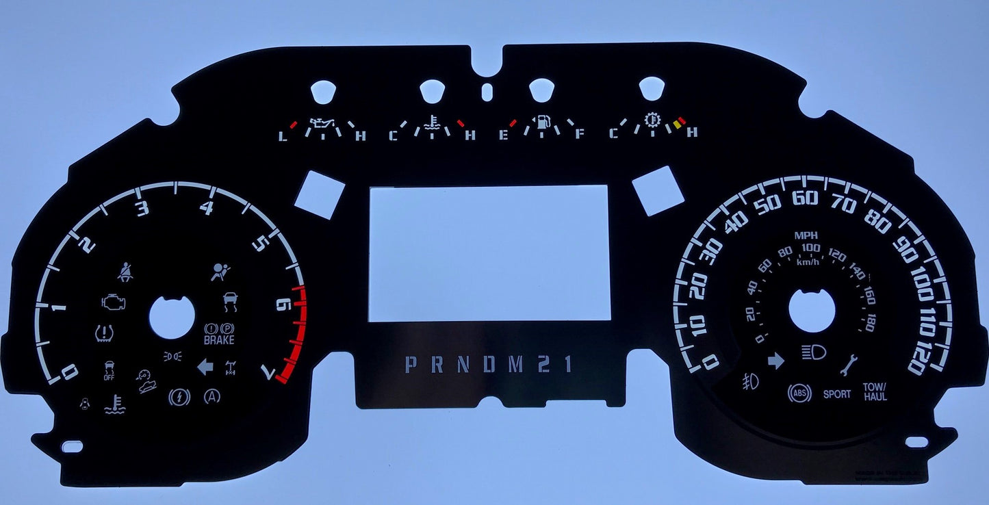 US Speedo Custom Gauge Face