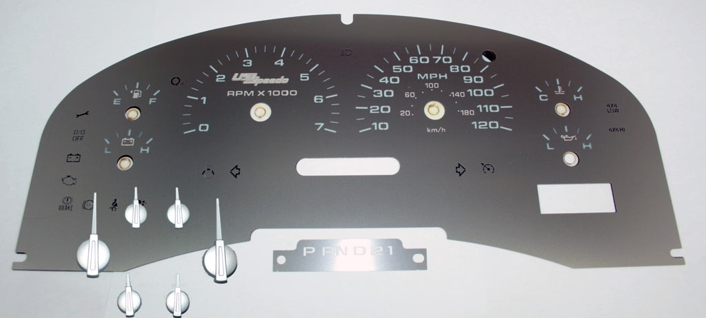 US Speedo Custom Gauge Face