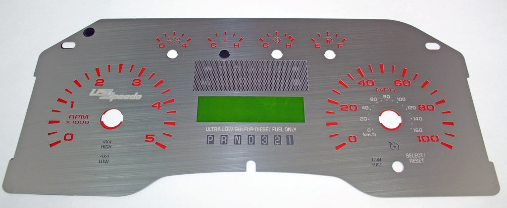 US Speedo Custom Gauge Face