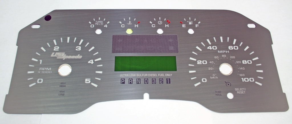 US Speedo Custom Gauge Face