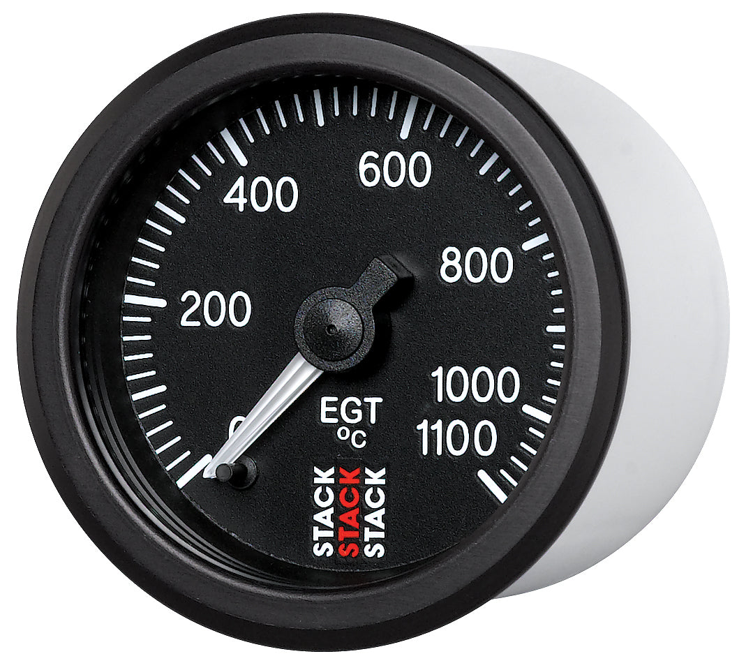 EXHAUST GAS TEMP PRO STEPPER MOTOR 52MM BLK 0-1100 Celsius