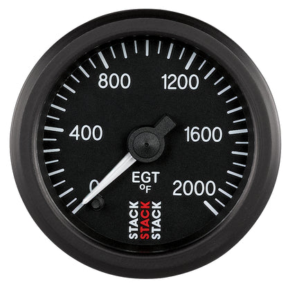 EXHAUST GAS TEMP PRO STEPPER MOTOR 52MM BLK 0-2000 Farinihieht