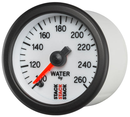 WATER TEMP PRO STEPPER MOTOR 52MM WHT 100-260 Farinihieht 1/8 In. NPTF MALE
