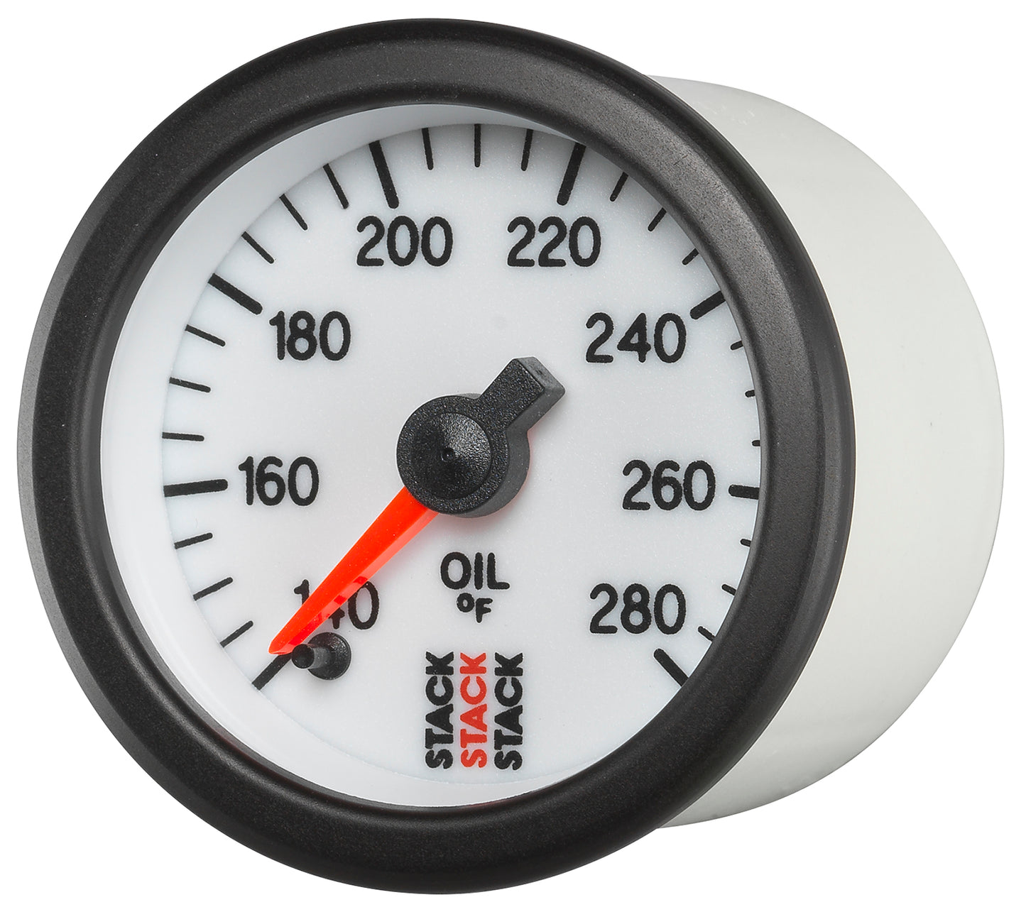 OIL TEMP PRO STEPPER MOTOR 52MM WHT 140-280 Farinihieht 1/8 In. NPTF MALE