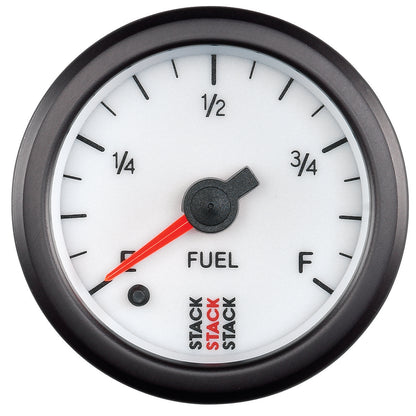 2-1/16 In. FUEL LEVEL PROGRAMMABLE 0-280 O STACK WHT