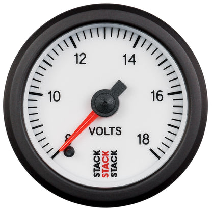 BATTERY VOLTAGE PRO STEPPER MOTOR 52MM WHT 8-18V