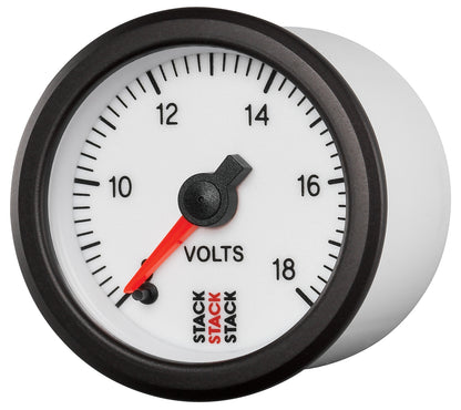 BATTERY VOLTAGE PRO STEPPER MOTOR 52MM WHT 8-18V