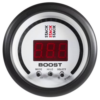 52MM BOOST CONTROLLER -1 TO +2 BAR (-30INHG TO +30 PSI) STACK WHT