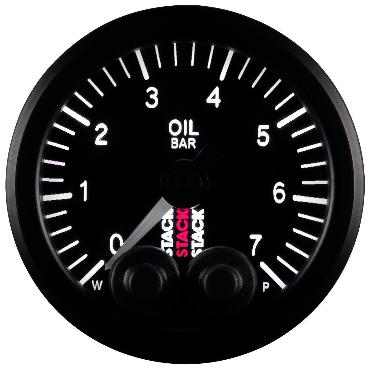 OIL PRESS PRO-CONTROL 52MM BLK 0-7 BAR M10 MALE