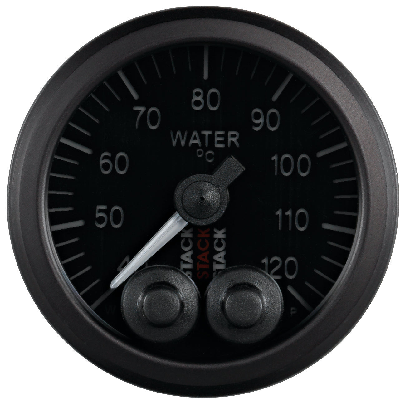 WATER TEMP PRO-CONTROL 52MM BLK 40-120 Celsius 1/8 In. NPTF MALE