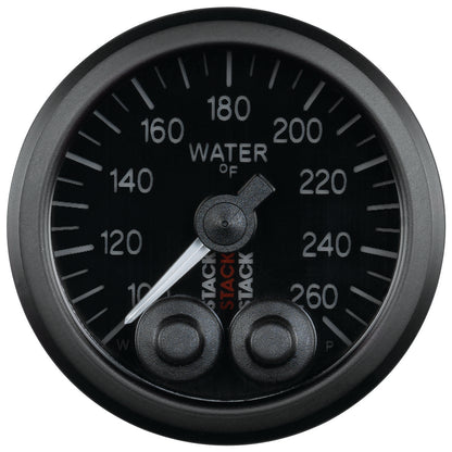 WATER TEMP PRO-CONTROL 52MM BLK 100-260 Farinihieht 1/8 In. NPTF MALE