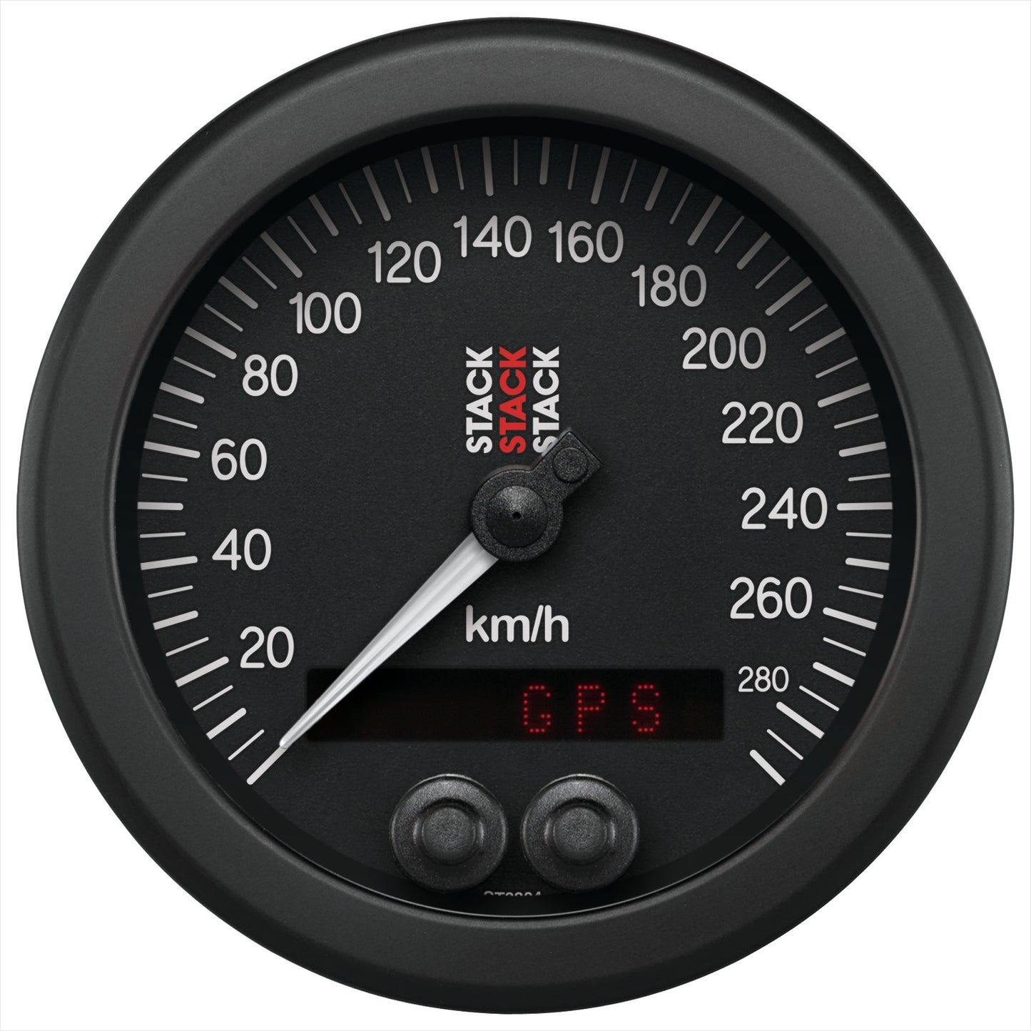 88MM SPEEDOMETER 0-290 KM/H STACK BLK