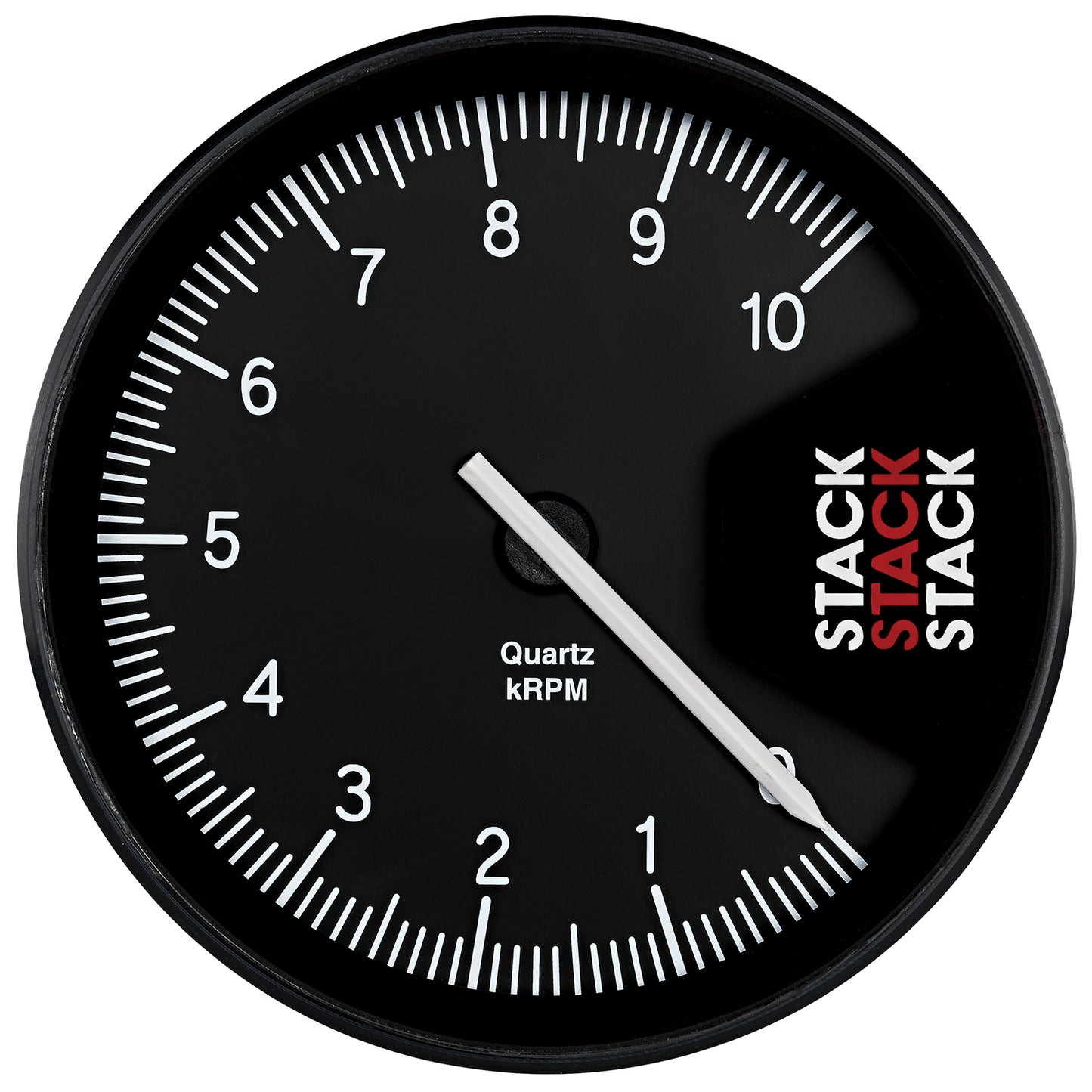 TACHOMETER PROFESSIONAL ACTION REPLAY 125MM BLK 0-10K RPM