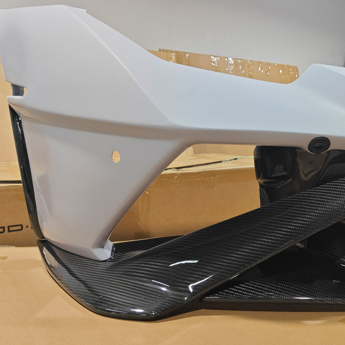 STO Style Carbon Fiber Front Bumper Diffuser Kit for Lamborghini Huracan LP580 LP610 EVO