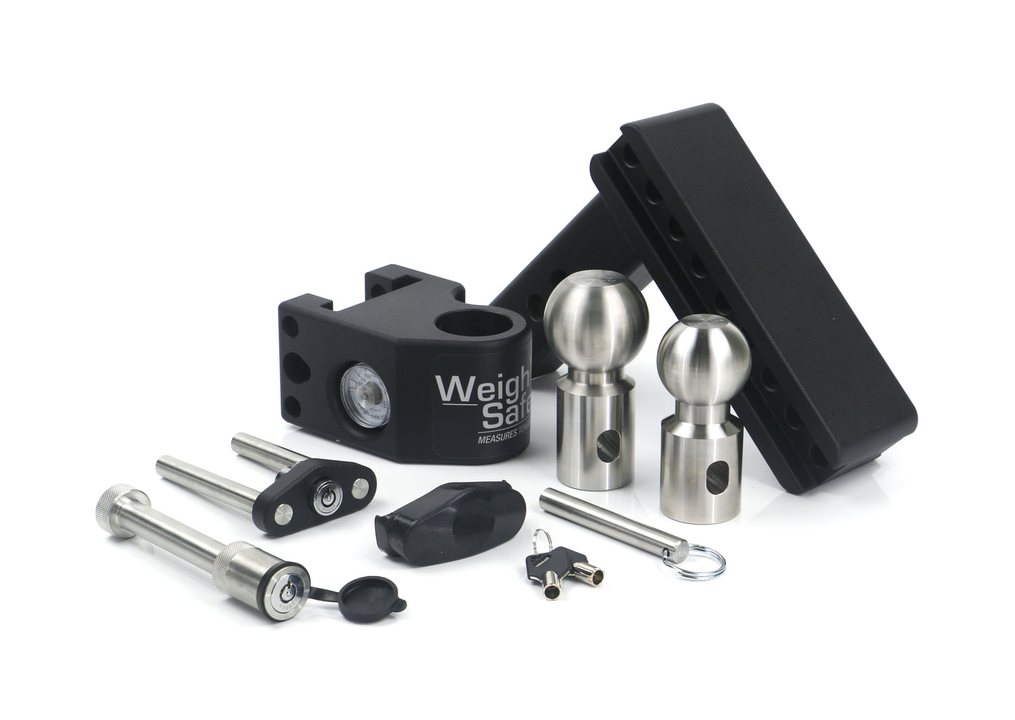 Steel Weigh Safe 6" Drop Hitch With 2" Shank Keyed Alike WS05 Included