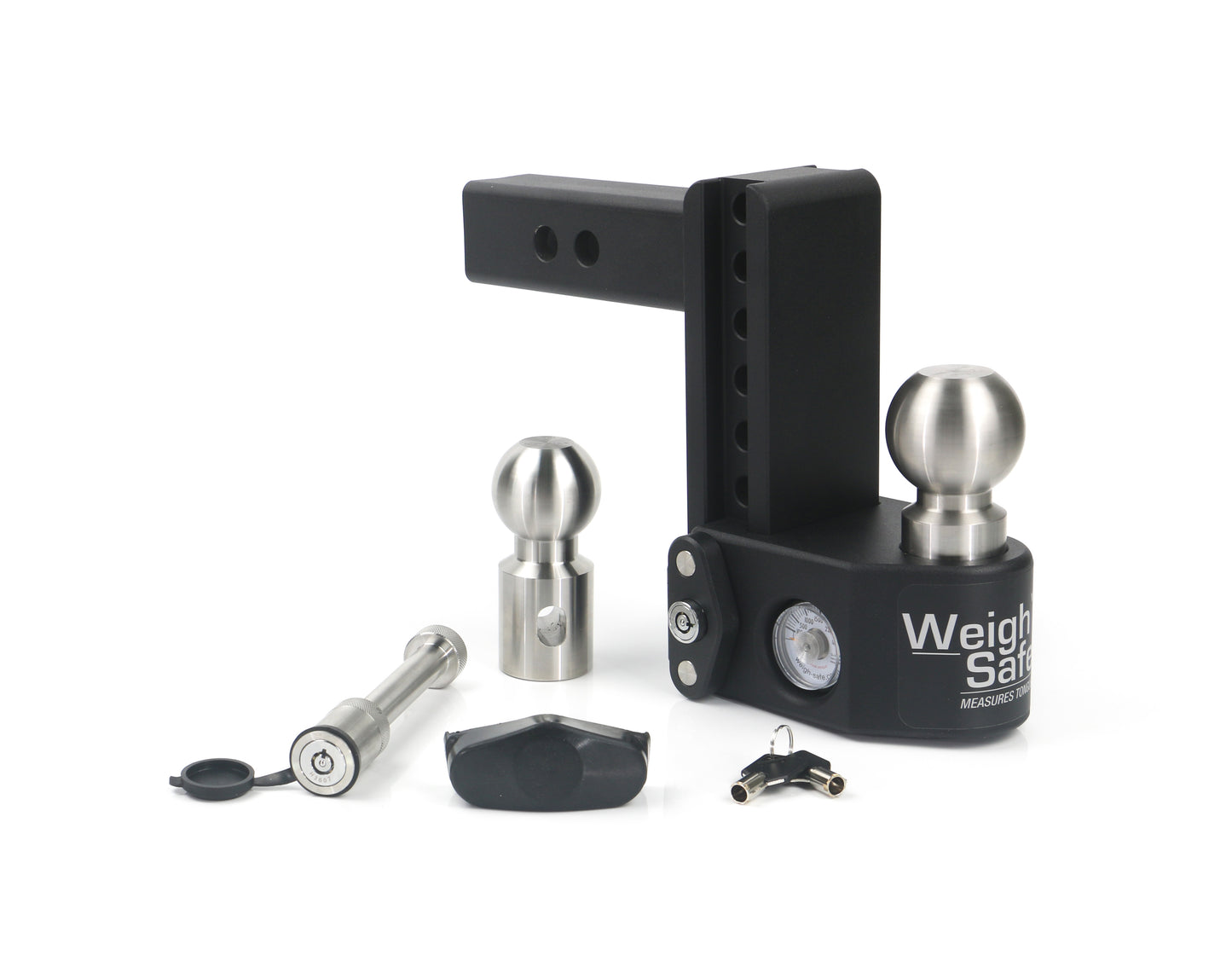 Steel Weigh Safe 6" Drop Hitch With 2" Shank Keyed Alike WS05 Included