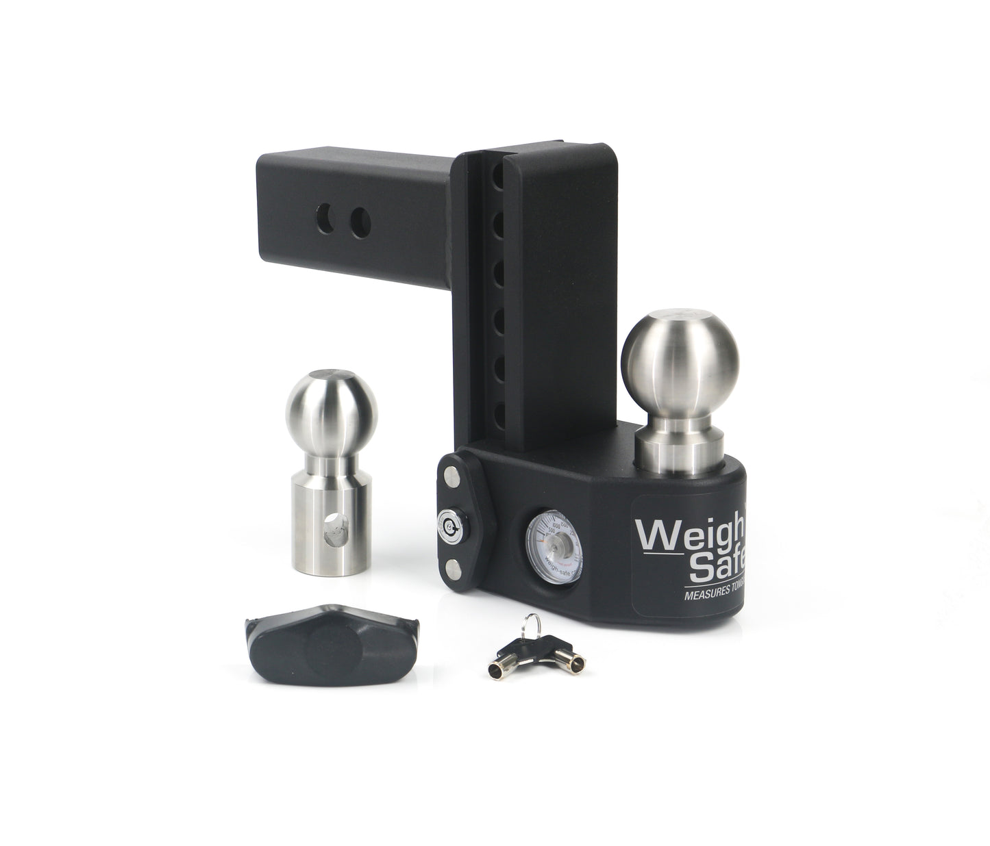 Steel Weigh Safe 6" Drop Hitch With 2.5" Shank (8K/22K GTWR)