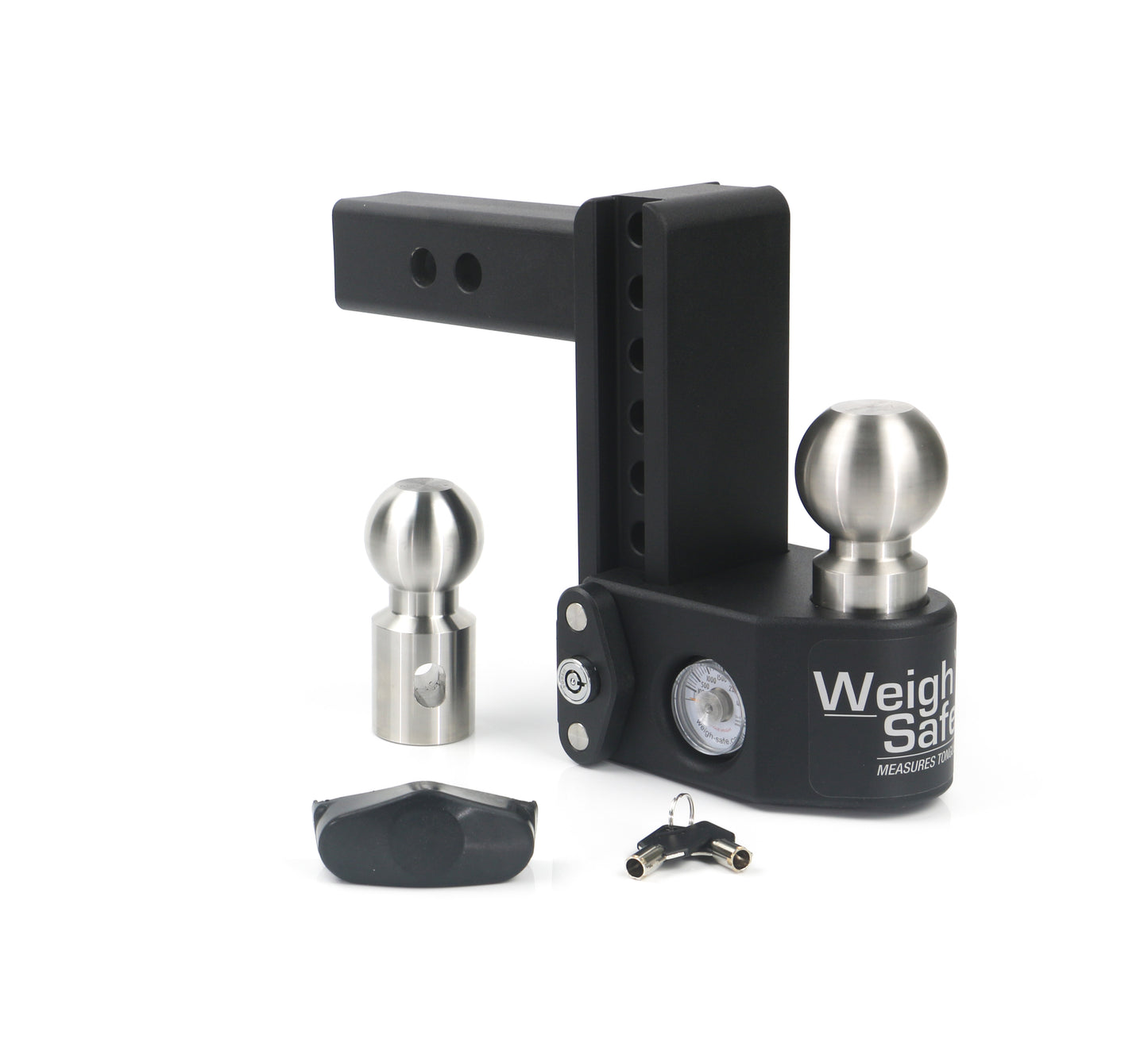 Steel Weigh Safe 6" Drop Hitch With 2" Shank (8K/15K GTWR)