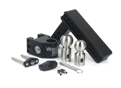 Steel Weigh Safe 8" Drop Hitch With 2" Shank (8K/15K GTWR)
