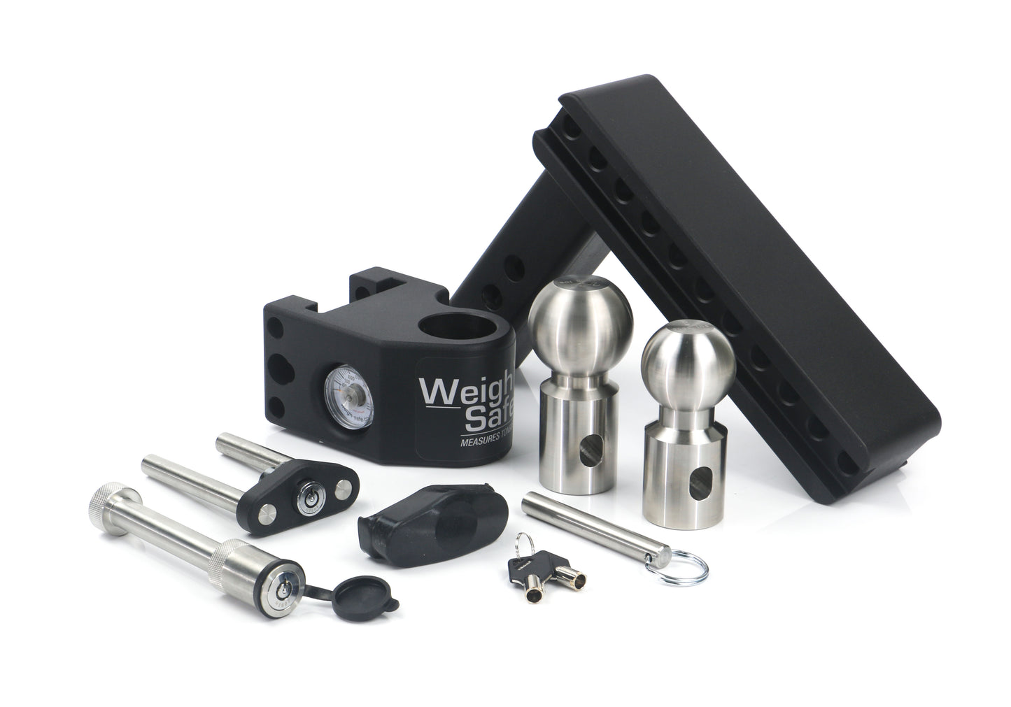 Steel Weigh Safe 8" Drop Hitch With 2" Shank Keyed Alike WS05 Included
