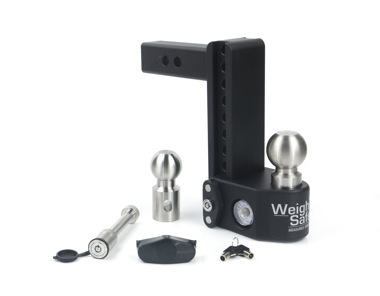 Steel Weigh Safe 8" Drop Hitch With 2" Shank Keyed Alike WS05 Included