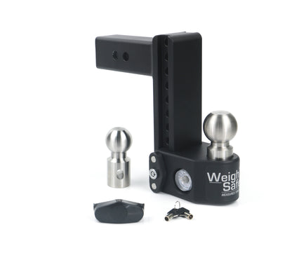 Steel Weigh Safe 8" Drop Hitch With 2.5" Shank (8K/22K GTWR)