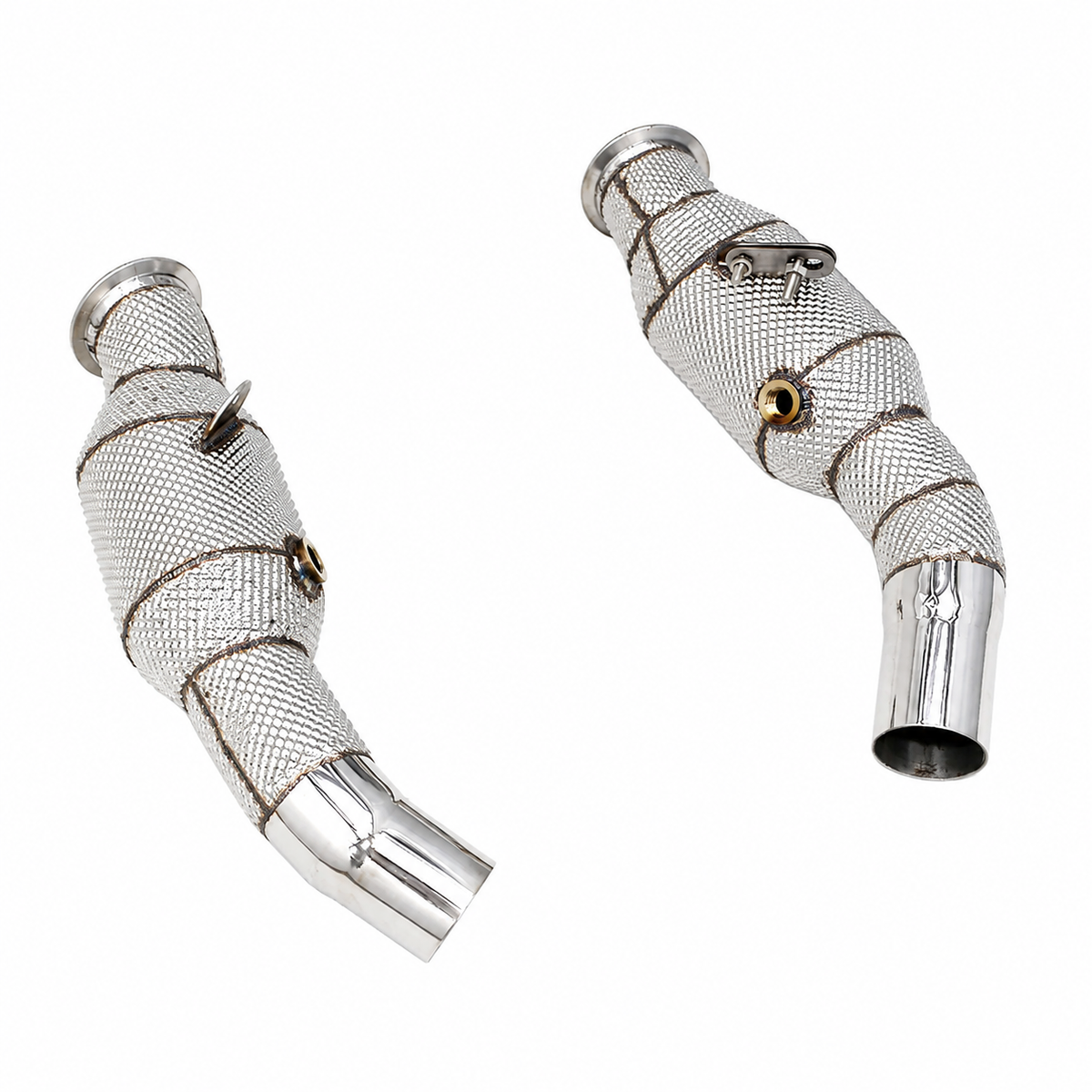 Catted Stainless Steel Downpipe for Alfa Romeo Giulia Quadrifoglio
