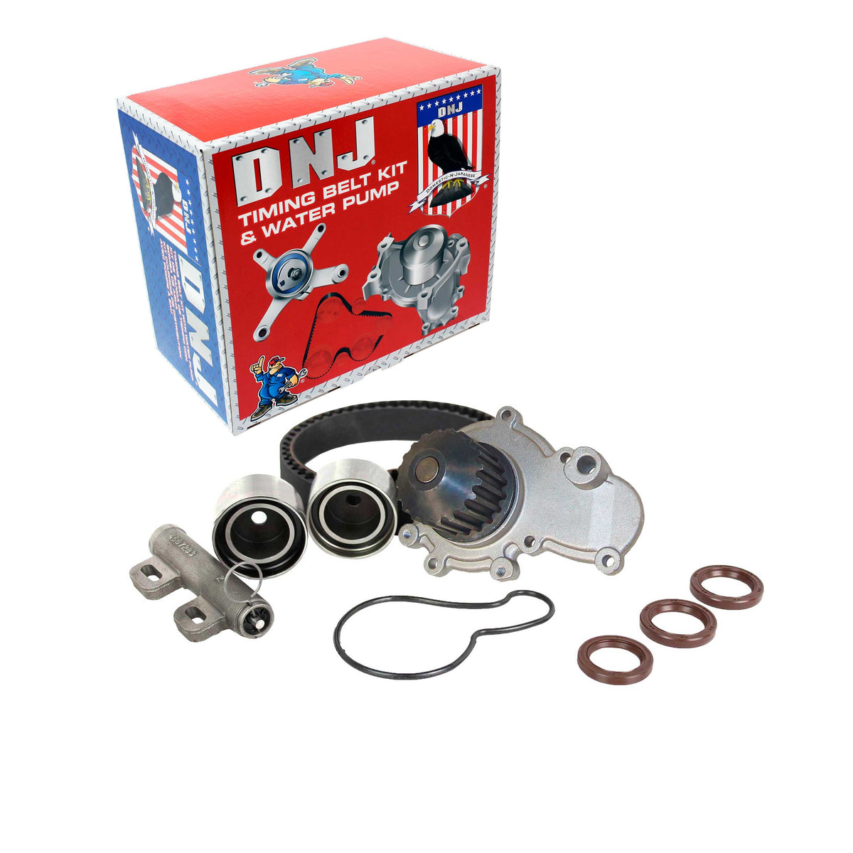 Timing Belt Kit with Water Pump 1995-1999 Chrysler,Dodge,Eagle,Mitsubishi,Plymouth 2.0L
