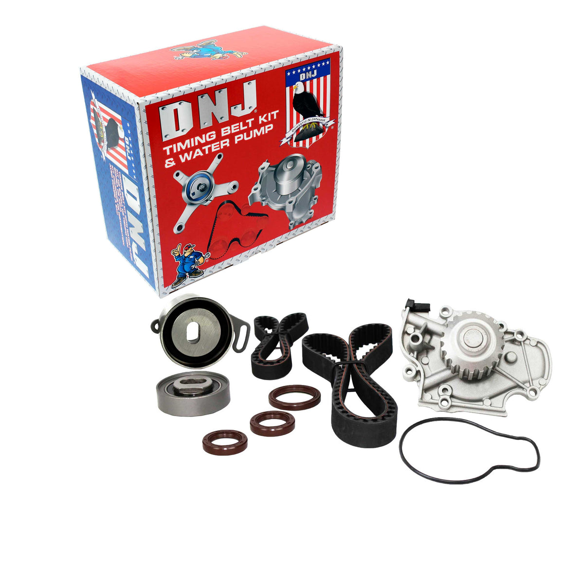 Timing Belt Kit with Water Pump 1994-2002 Acura,Honda,Isuzu 2.2L-2.3L