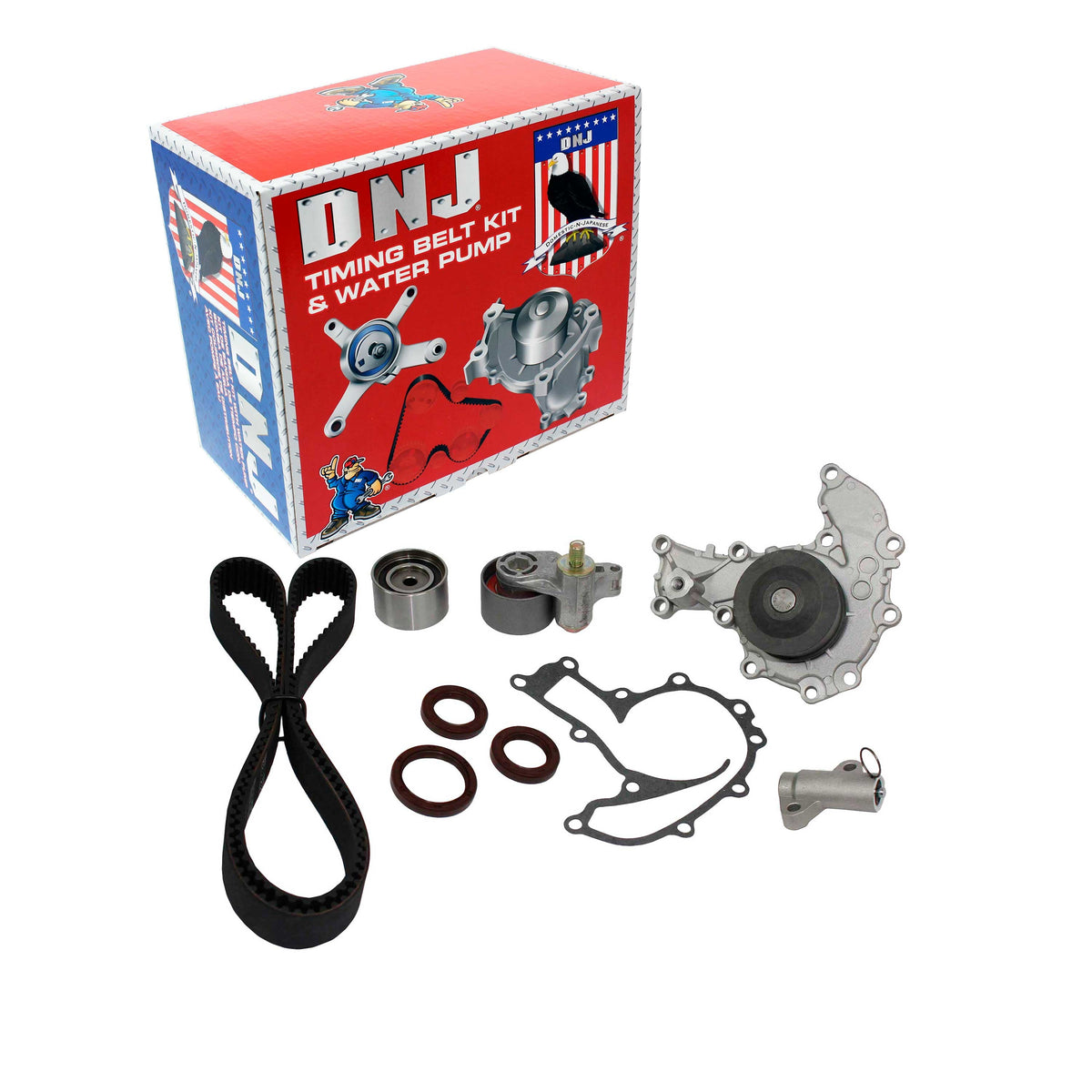 Timing Belt Kit with Water Pump 1998-2004 Acura,Honda,Isuzu 3.2L-3.5L