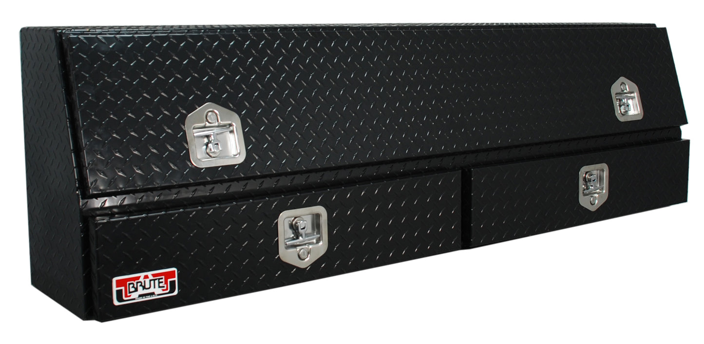 GXTX - TBS200-72-BD-BT - 72inch Contr. TopSider W/ Drawers & Doors Comm. Class - Black Texture Coat
