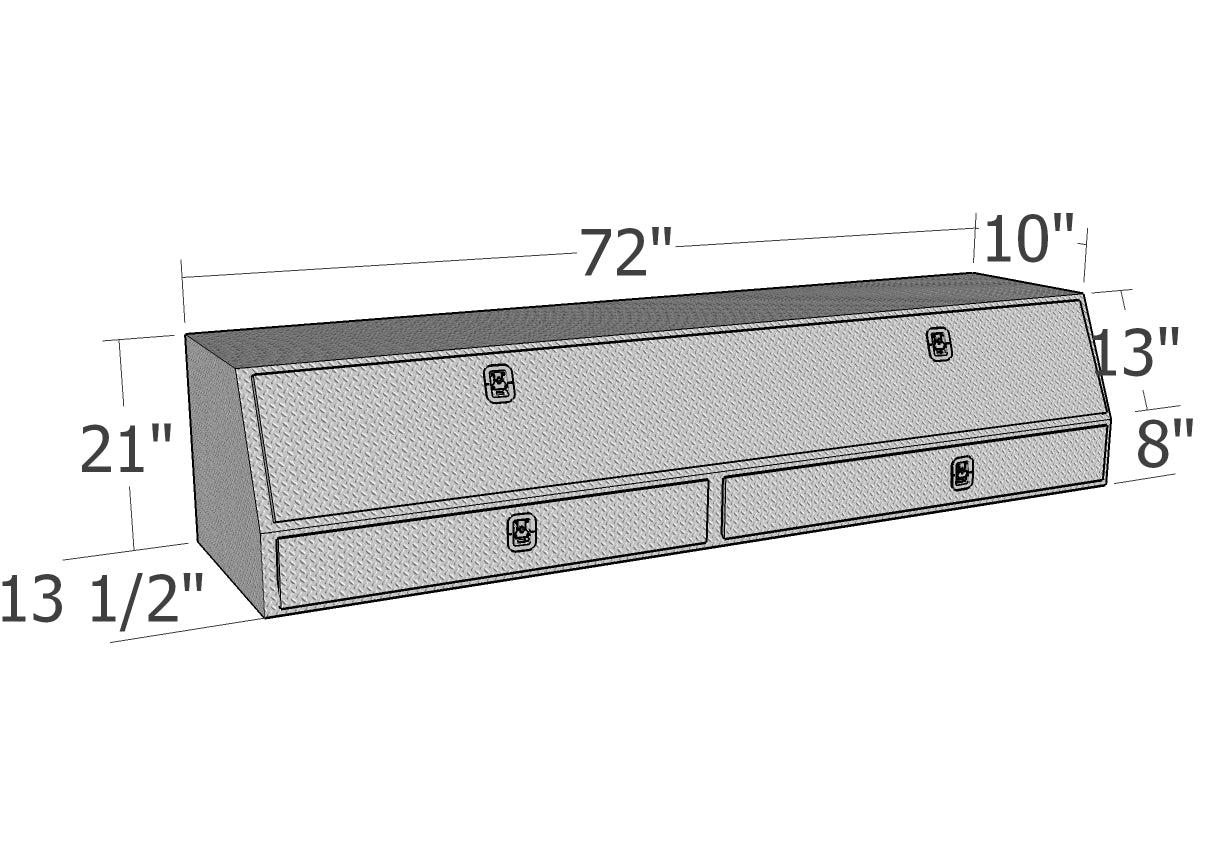 GXTX - TBS200-72-BD - 72inch Contr. TopSider W/ Drawers & Doors Comm. Class
