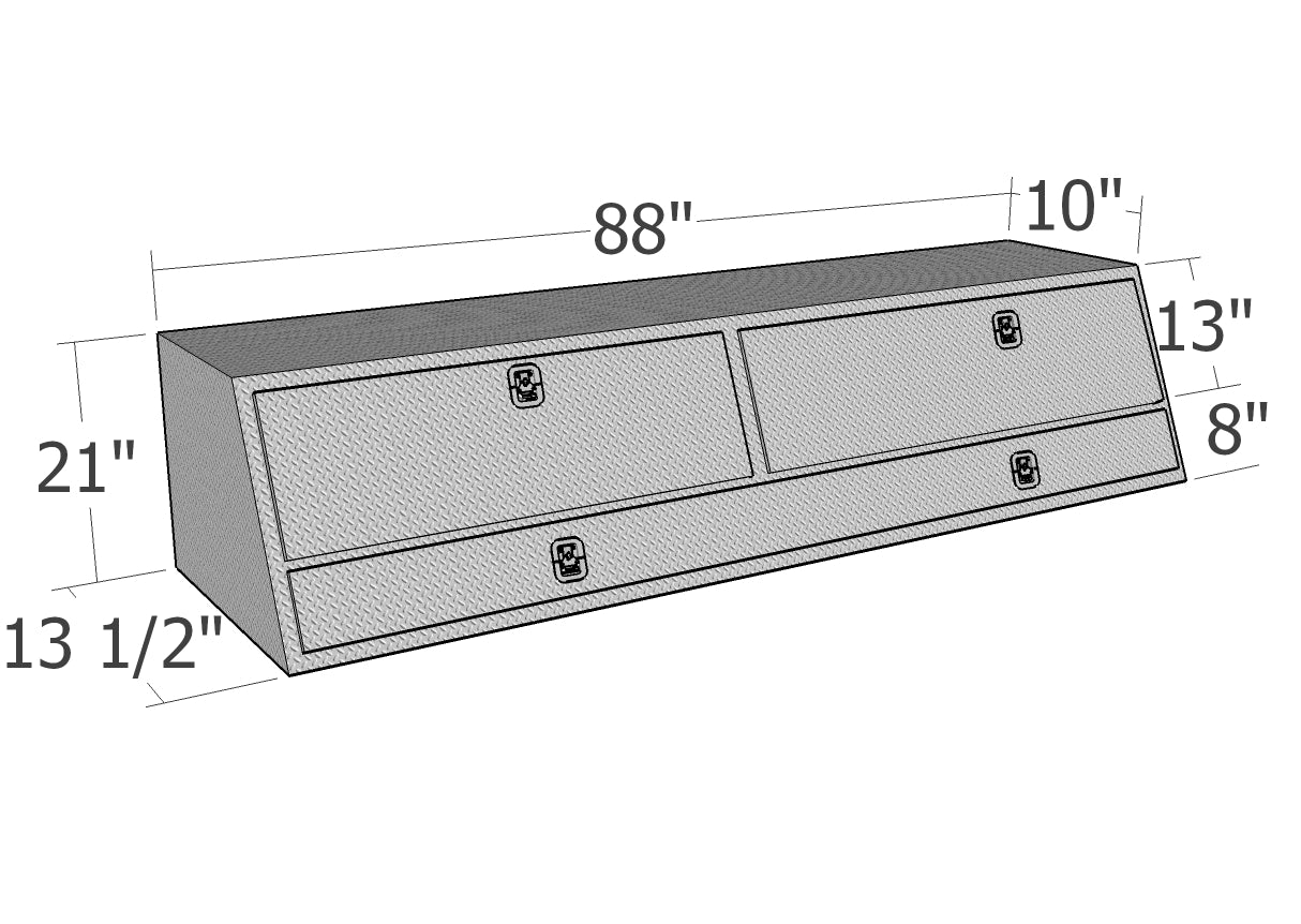 GXTX - TBS200-88D - 88inch Contr. TopSider W/ Doors Comm. Class