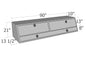 GXTX - TBS200-90D-BT - 90inch Contr. TopSider W/ Doors Comm. Class - Black Texture Coat