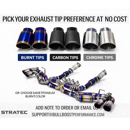 Titanium Valved Catback Exhaust System for Audi RS3 TTRS 2.5T