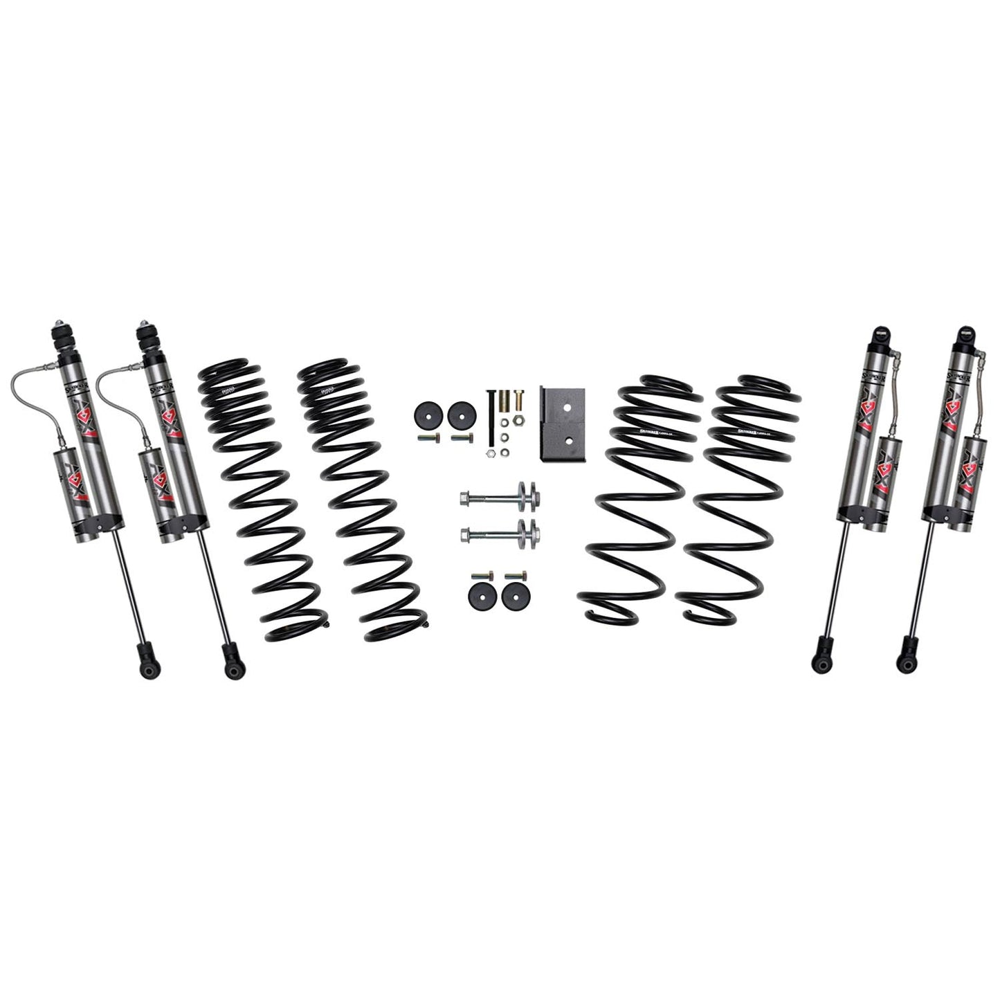 Skyjacker - 2.5 In. Suspension Lift System With ADX 2.0 Remote Reservoir Shocks. - TJ25BKXLT