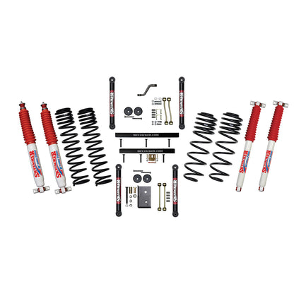 Skyjacker - Long Travel Series Suspension Lift Kit W/Shocks - TJ403BPHLT