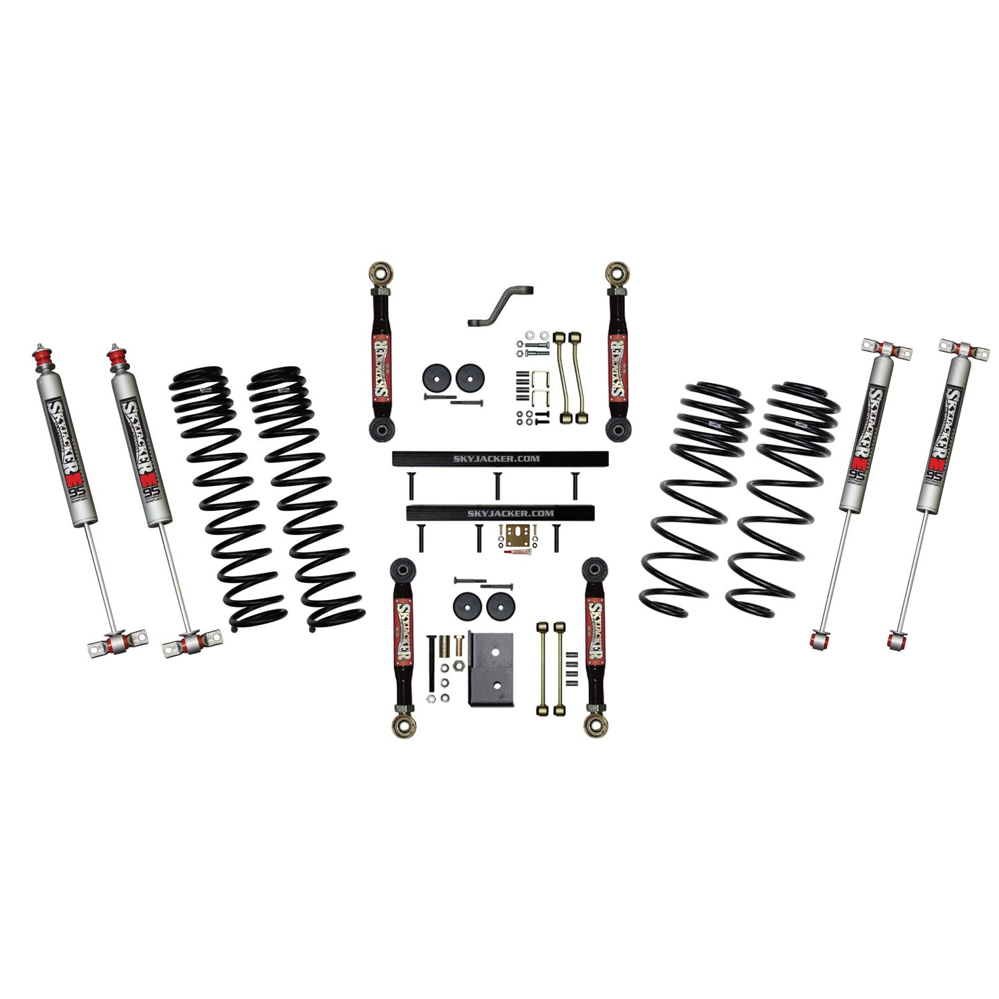 Skyjacker - Long Travel Series Suspension Lift Kit W/Shocks - TJ403BPMLTX