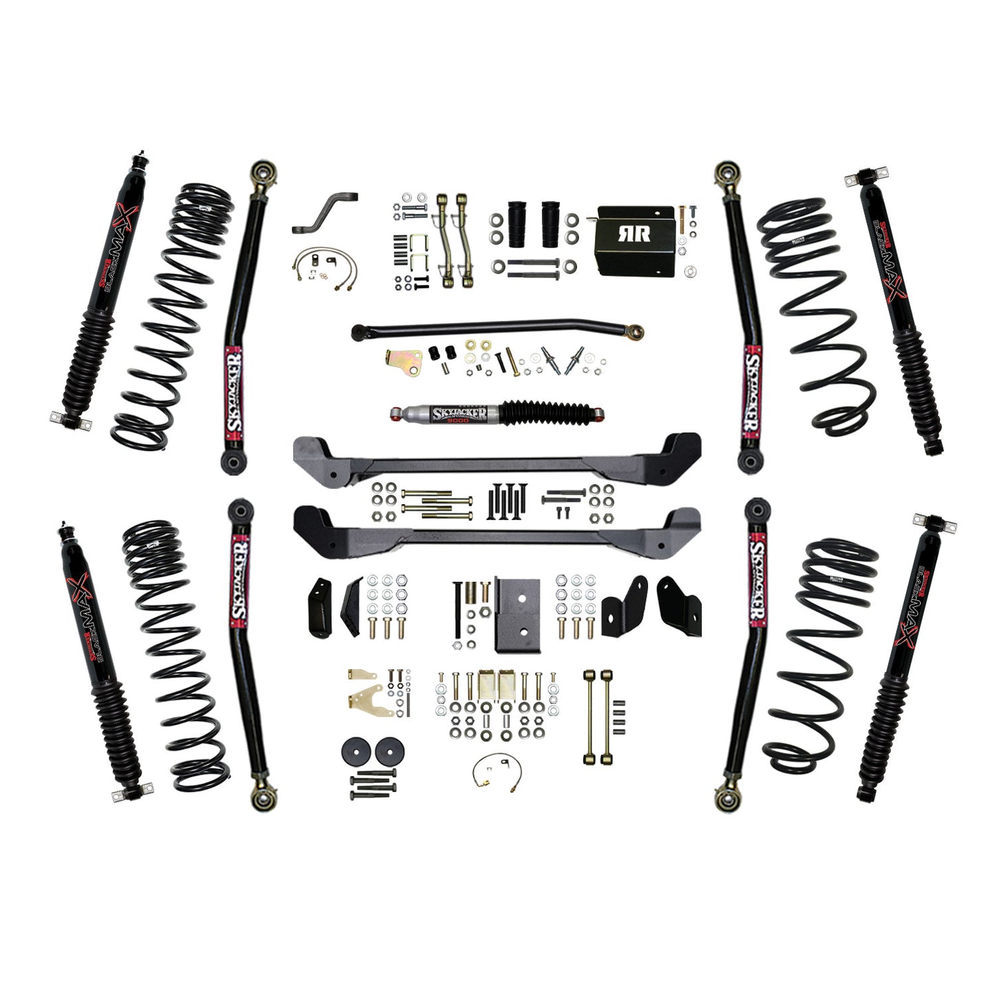 Skyjacker - Long Arm Suspension Lift Kit W/ Shocks - TJ40RR1LTK-B